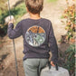 Fish On Long Sleeve Tee // Ash Gray