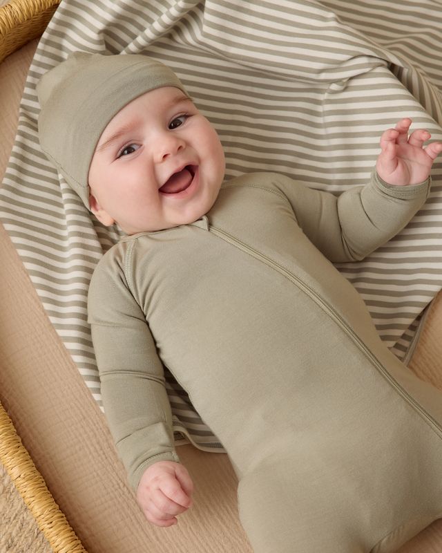 Bamboo Footie // Fern