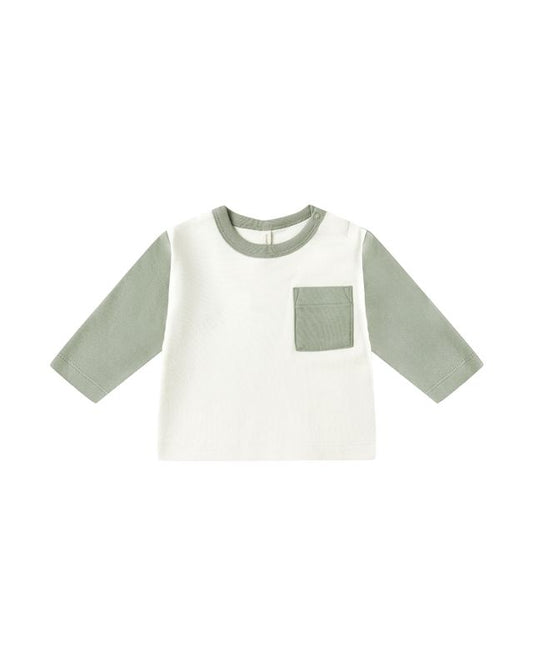 Long Sleeve Raglan Tee Set // Fern
